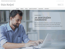 Tablet Screenshot of dusanmarkovic.com